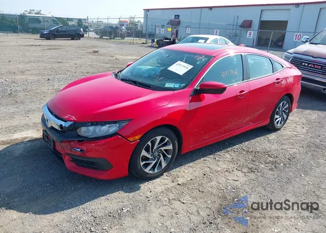 2017 Honda Civic Ex из США, поврежденный, VIN 2HGFC2F76HH544724
